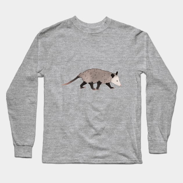 Little opossum Long Sleeve T-Shirt by Black Squirrel CT